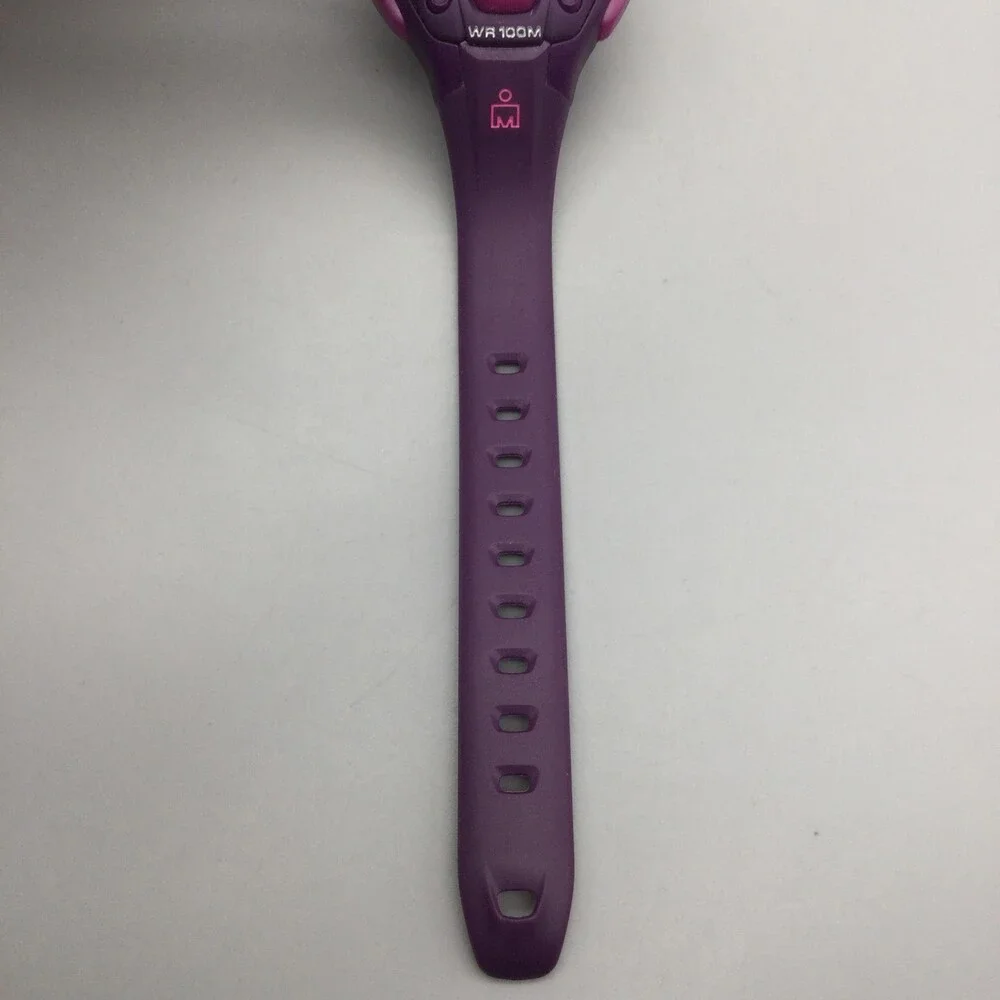 Timex Ironman Triathlon Womens Watch 34mm Digital Purple Indiglo New Battery